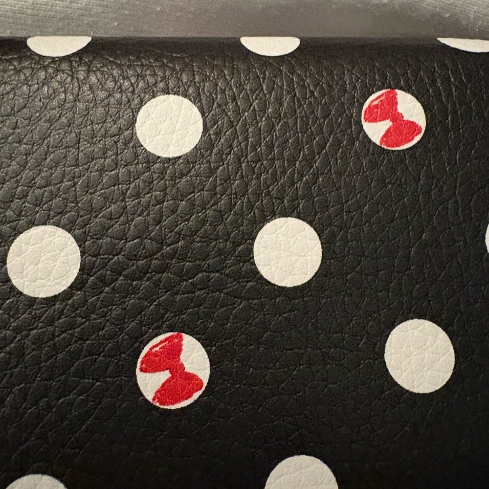 Chic Black Polka Dot Leather Bag